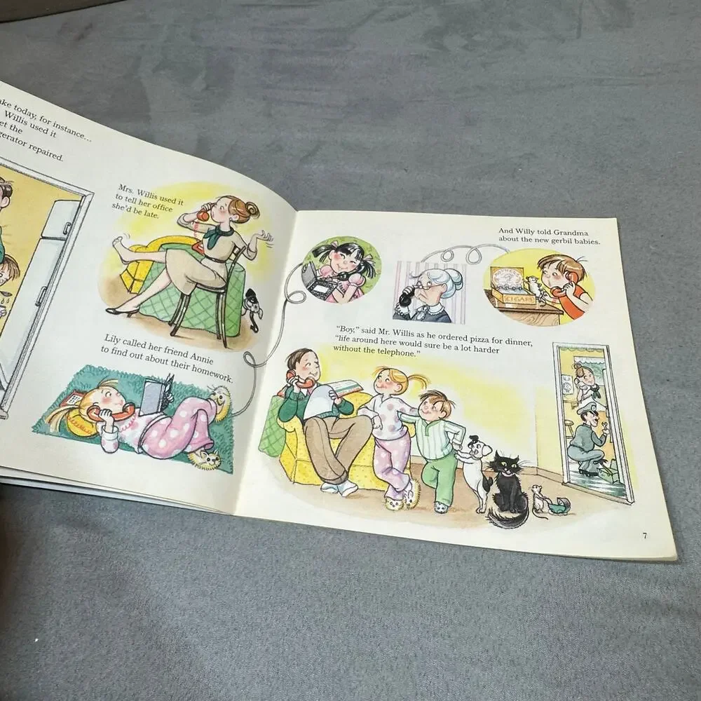 Vintage Telephone Time Book Ellen Weiss Hilary Knight 1986